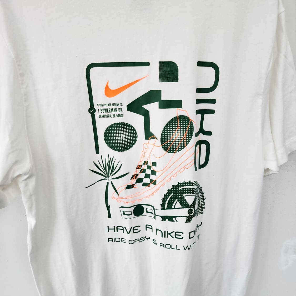 나이키 화이트 반팔 티셔츠 상품이미지4