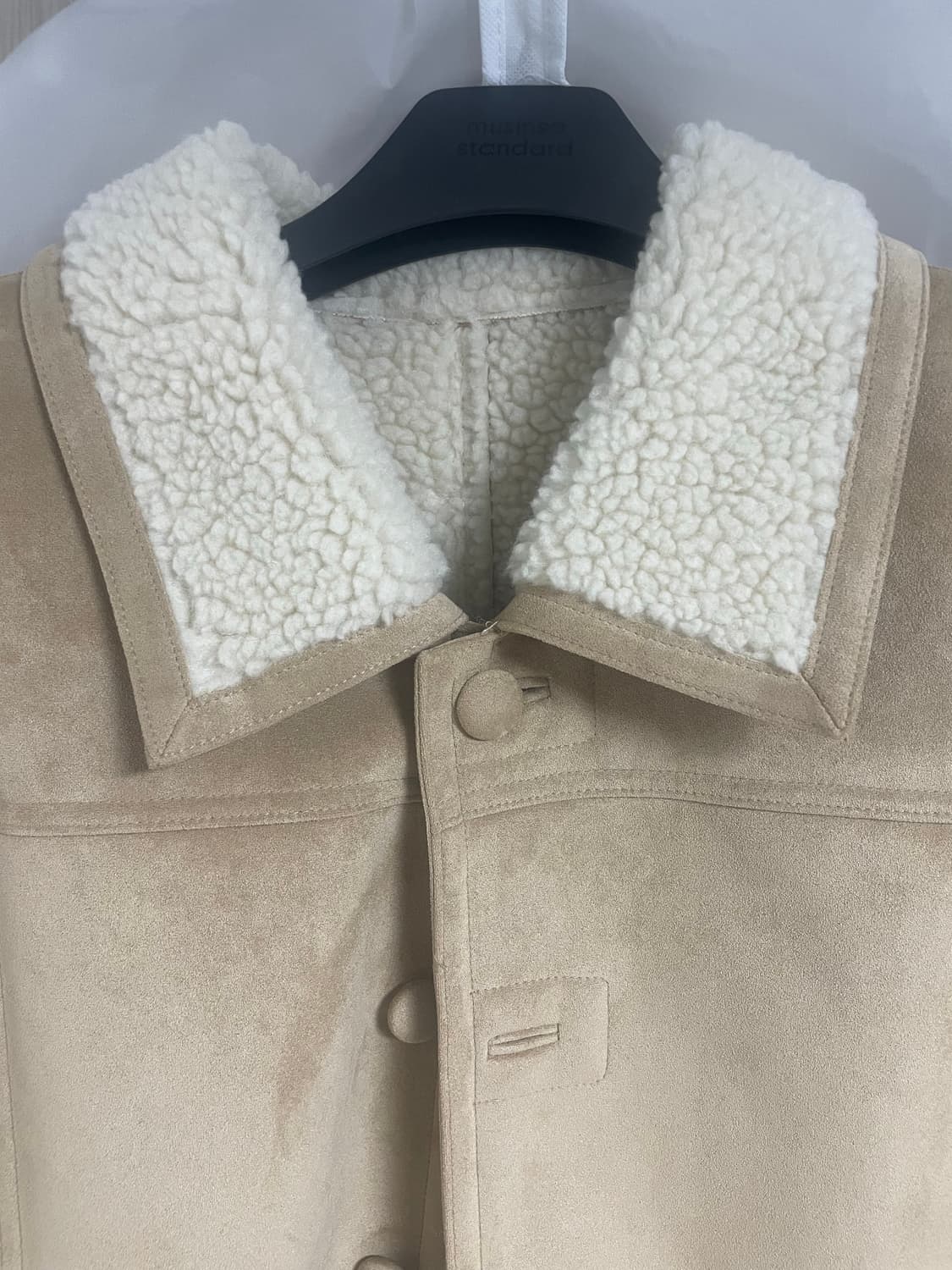 오버듀플레어 무스탕 상품이미지2