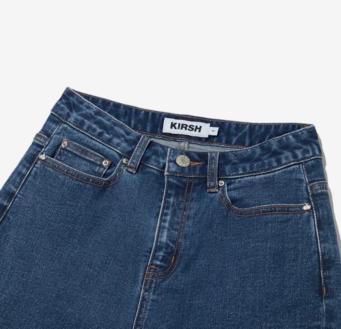 새상품) 키르시 체리 부츠컷 데님 팬츠 다크 블루 상품이미지5