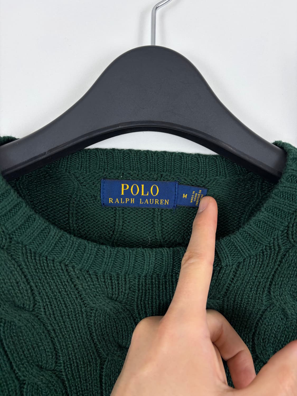 a141) 폴로랄프로렌 포니 케이블 니트 상품이미지4