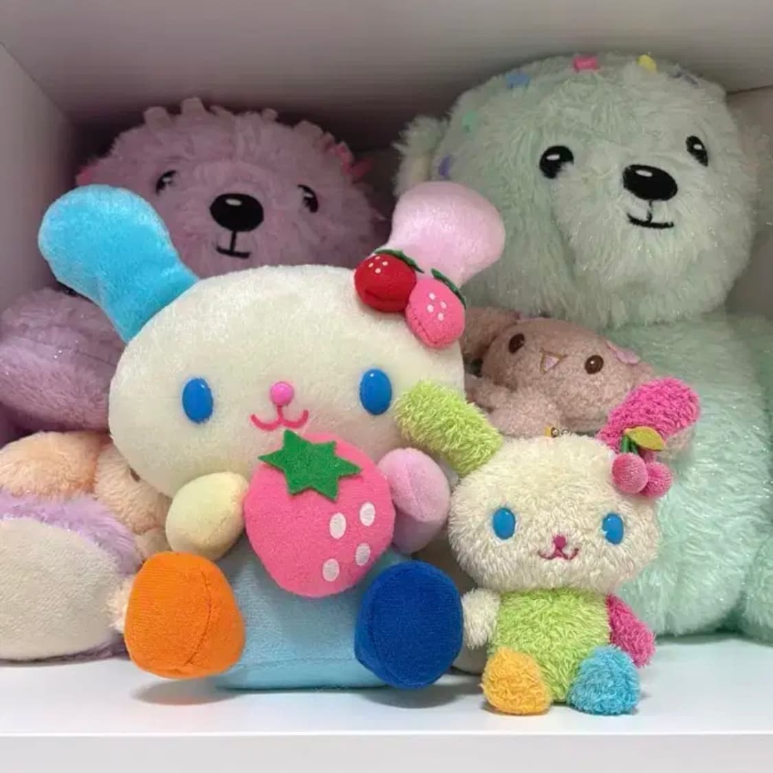 우사하나 체리 딸기 인형 일괄 상품이미지1