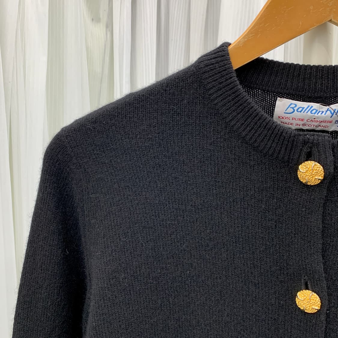 발란타인 Ballantyne 퓨어 캐시미어 100 가디건 1688 상품이미지2
