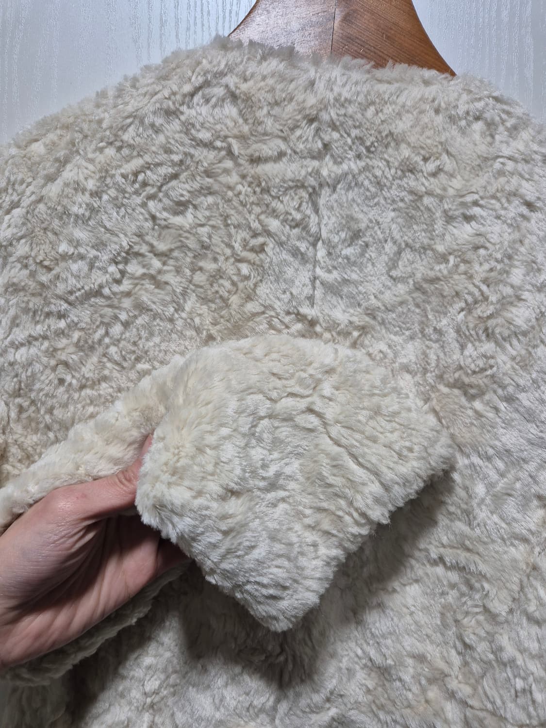 (세일)JPN. BRAISGIRL 아이보리 퍼 자켓 상품이미지7