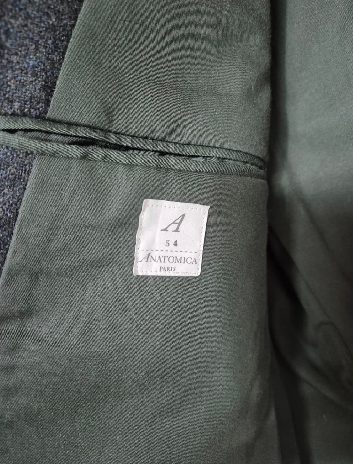 아나토미카 트위드 자켓 다크그린 상품이미지3