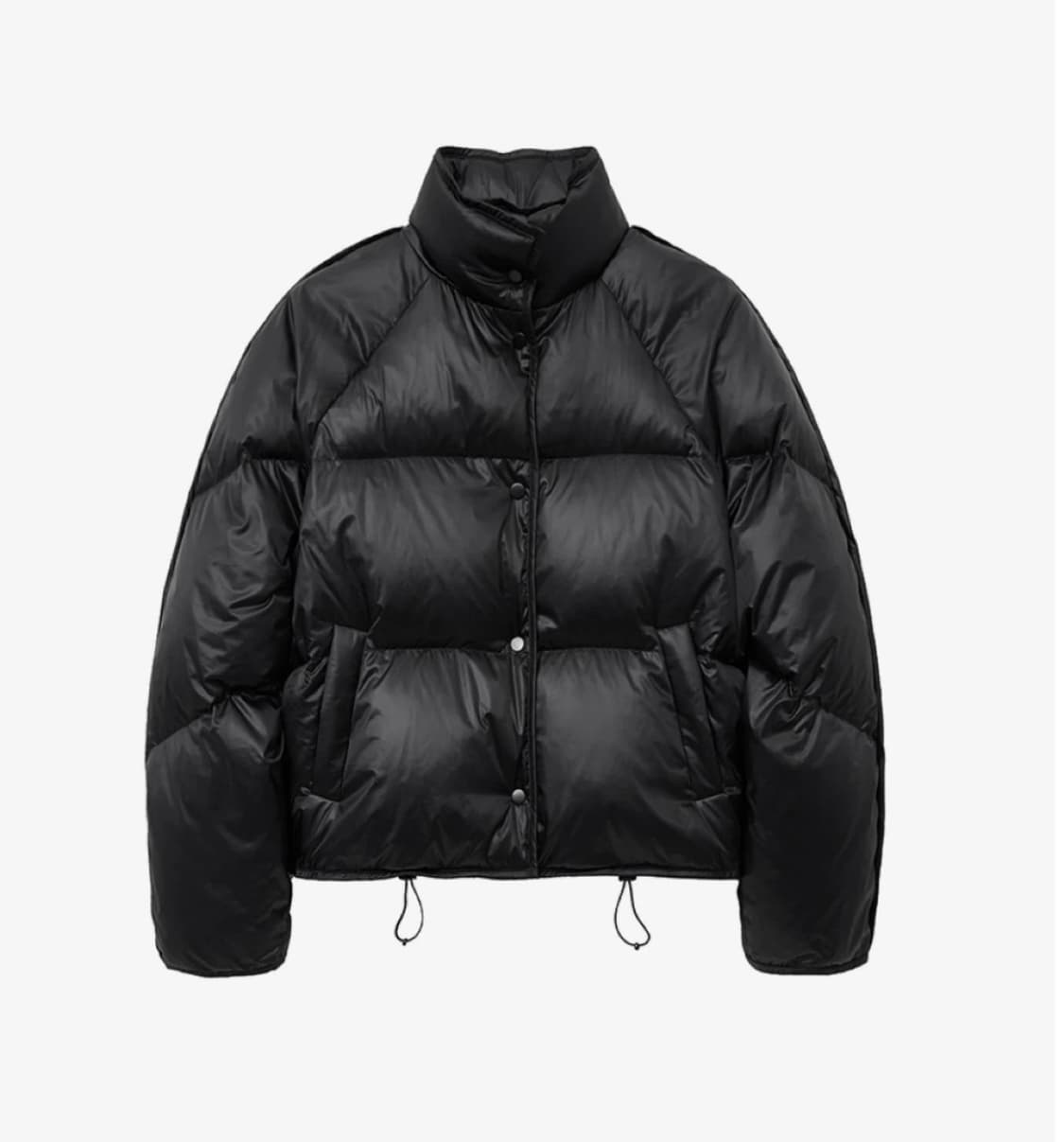 인사일런스 글로시 구스 다운 자켓 블랙 S 상품이미지1