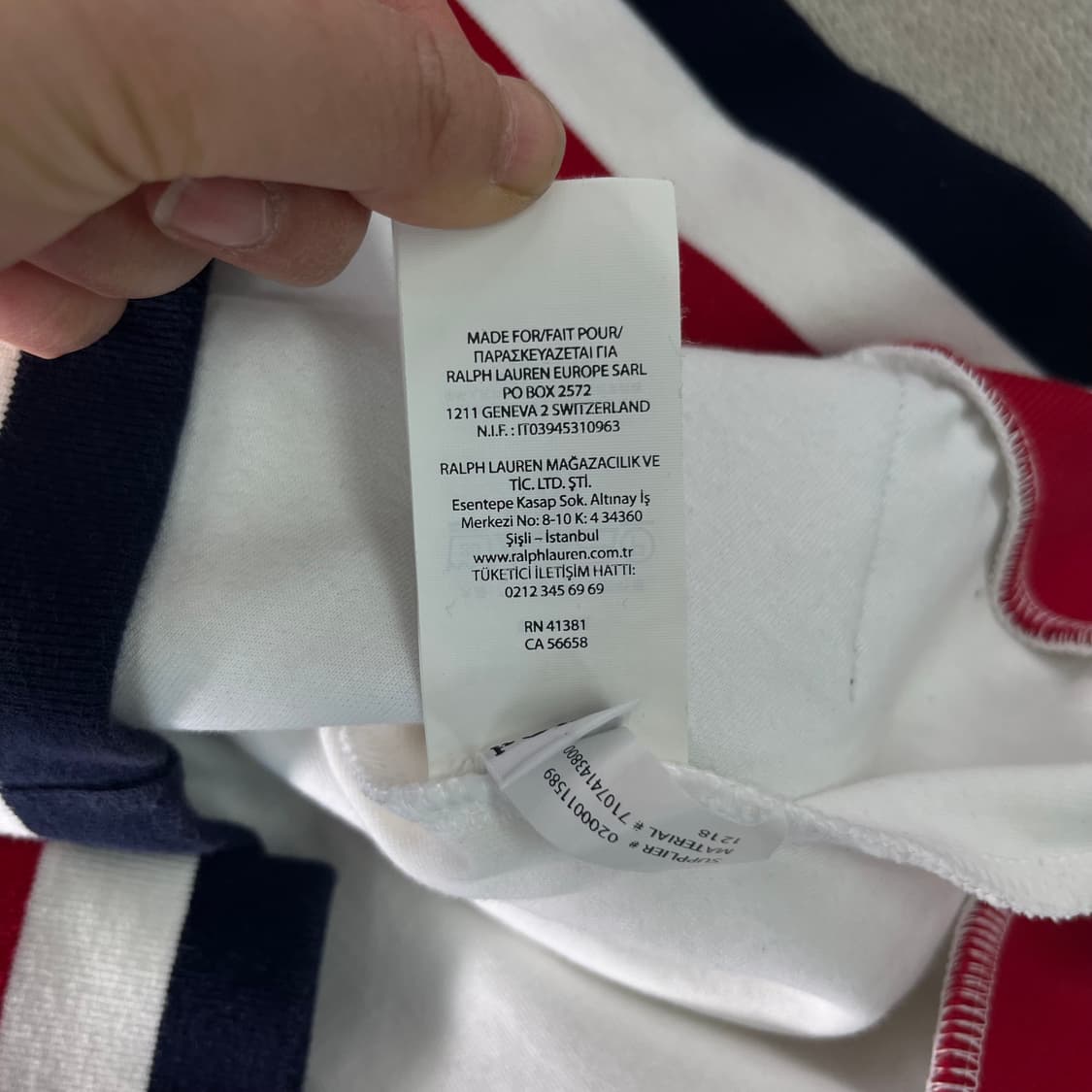 100 폴로랄프로렌 컬러 블럭 빅로고 후드티 상품이미지5