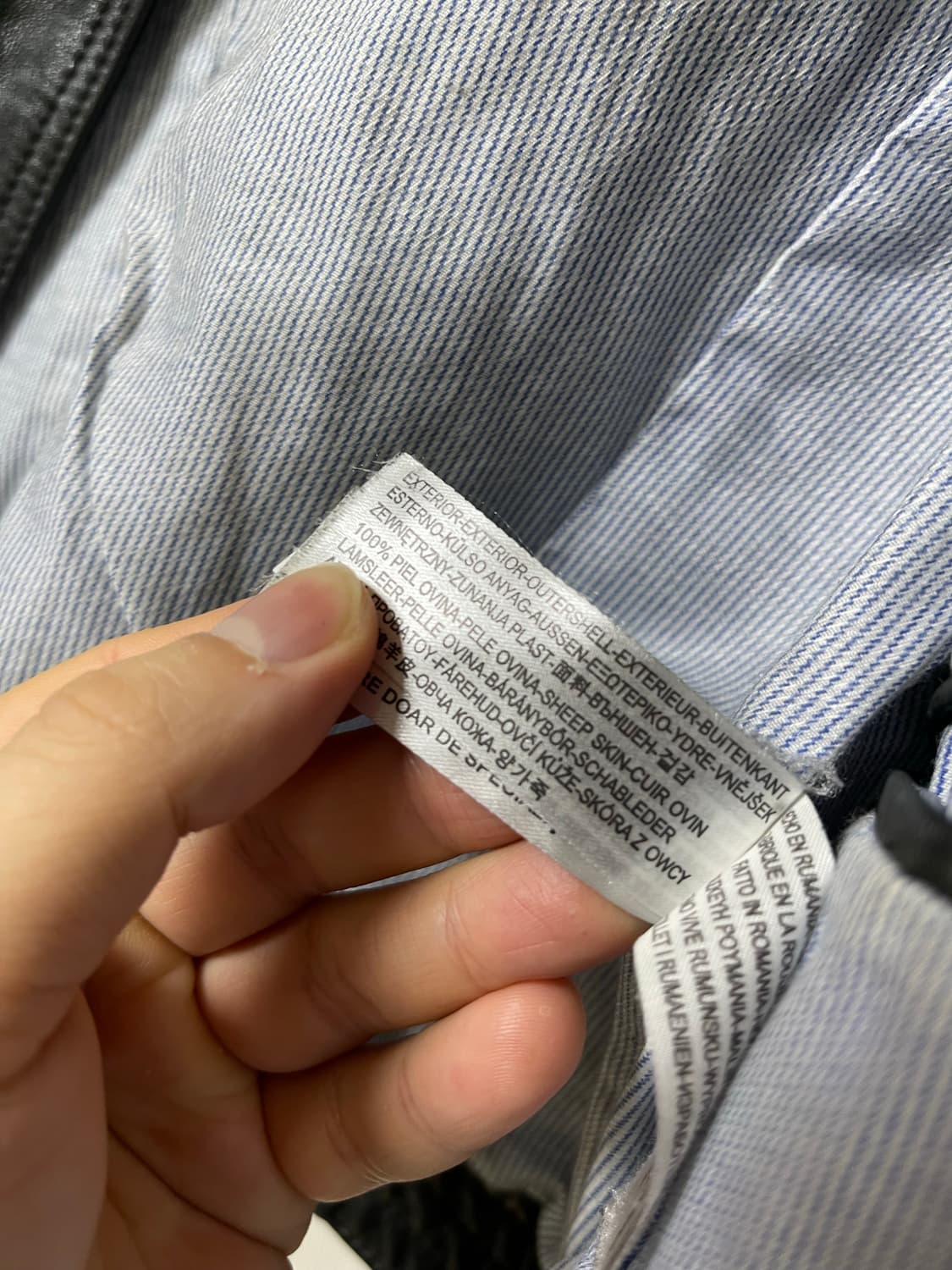 마시모뚜띠 정품 램스킨 양가죽 라이더자켓 S 상품이미지7