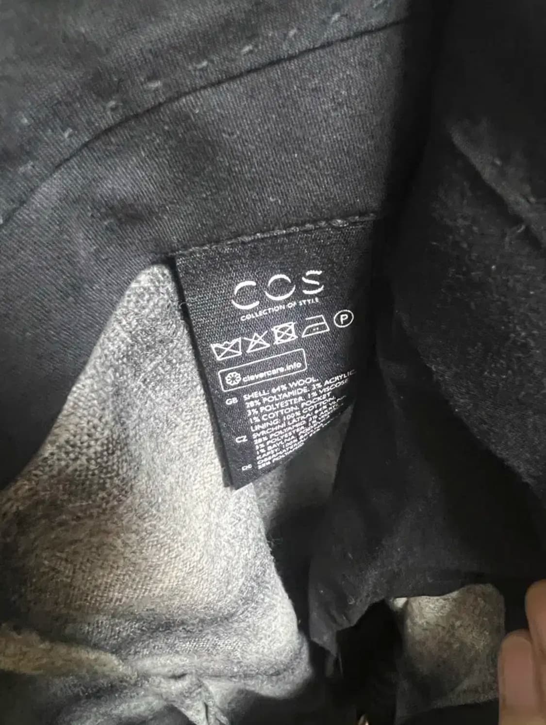 COS/체크 울 트라우저/38 상품이미지6