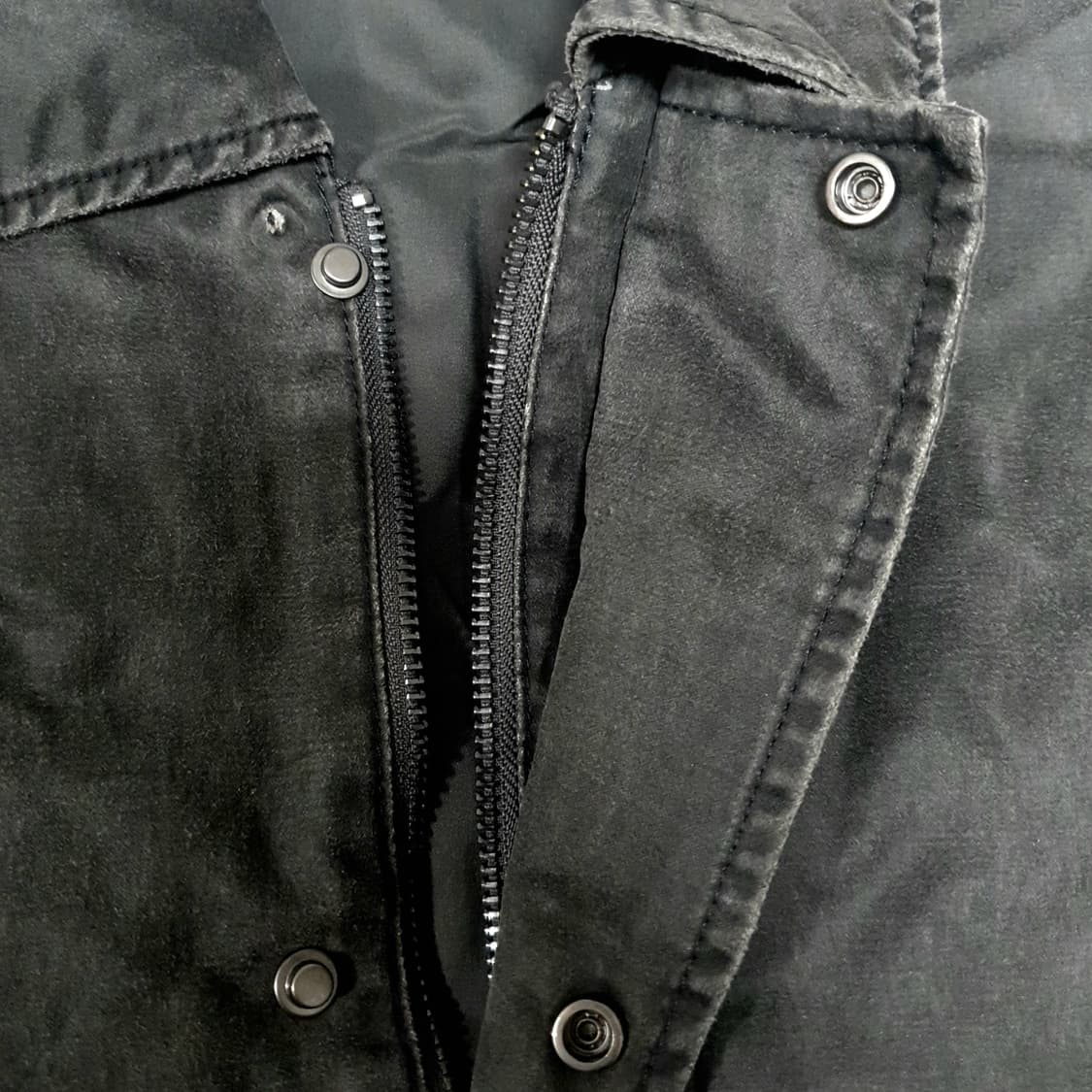 정가14만(새제품L) 자라 빈티지 왁스자켓 항공점퍼 블루종 마원 cwu 상품이미지10