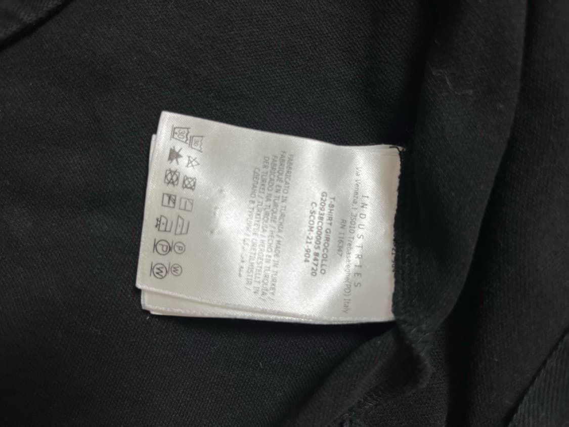 몽클레르 블랙 반팔티 XS 정품 상품이미지3