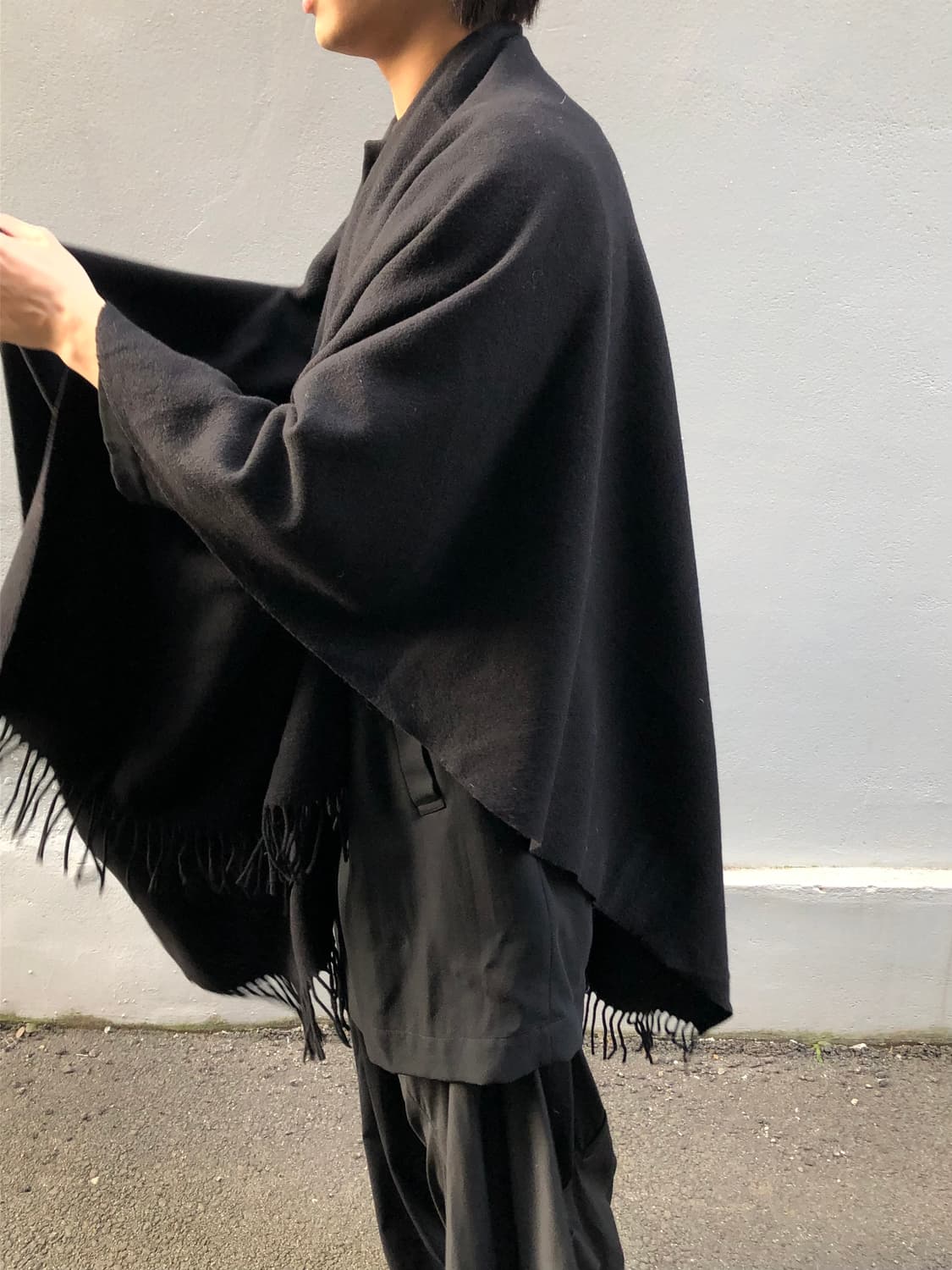 이탈리아 램스 울 100% 오버 스카프 상품이미지3