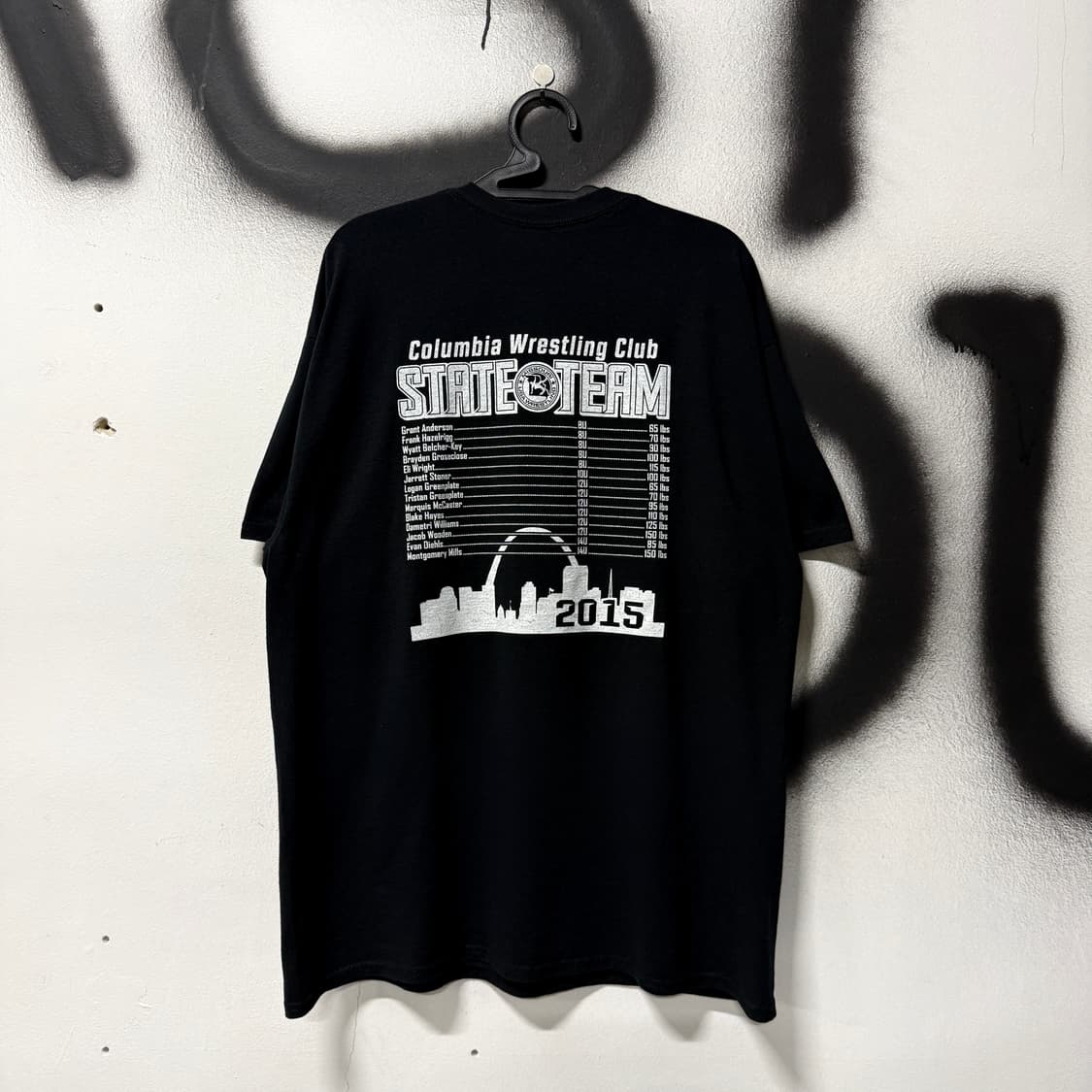 Gildan 길단 2015 레슬링 챔피언 프린팅 반팔 티셔츠 상품이미지2