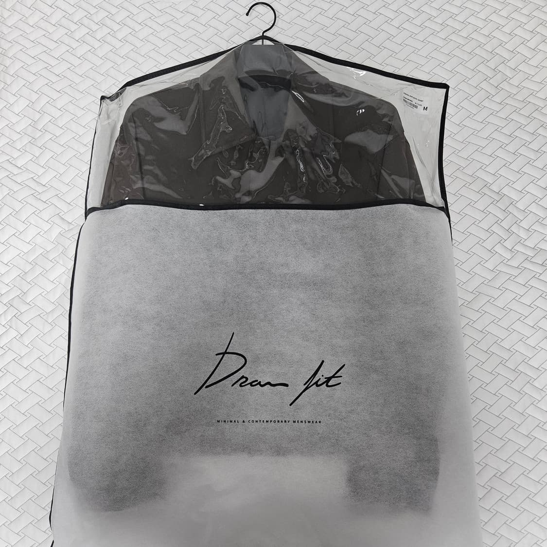 드로우핏 도브 울 미니멀 라인 자켓 다크브라운 M 상품이미지4