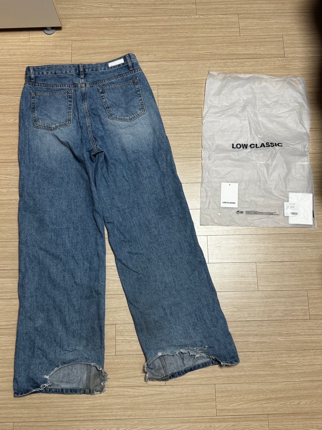 로우클래식 low classic WIDE-LEG JEANS_LIGHTXL 상품이미지5