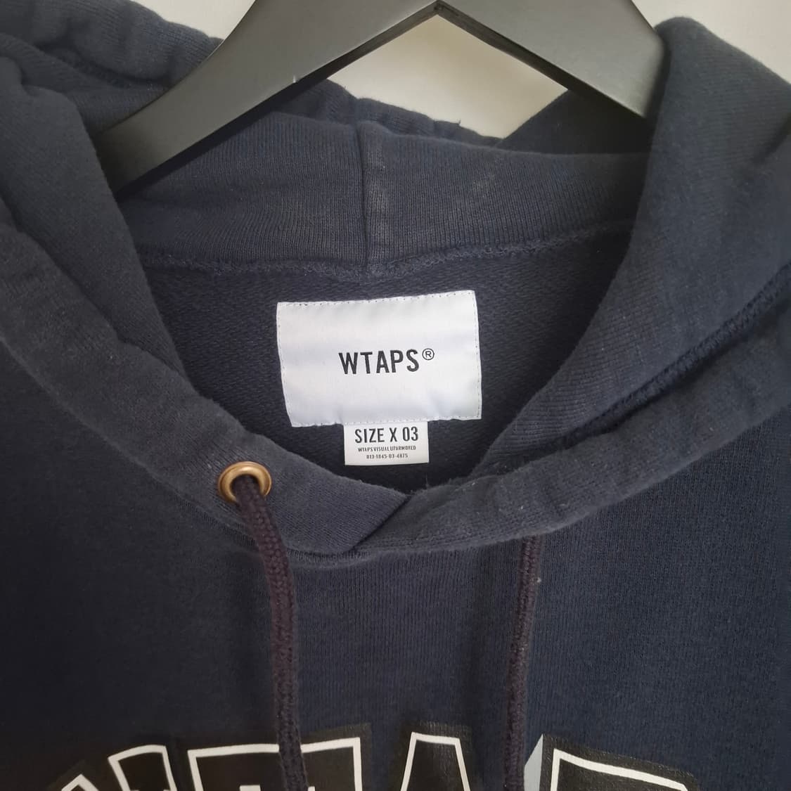 더블탭스 로고 후드티  상품이미지2