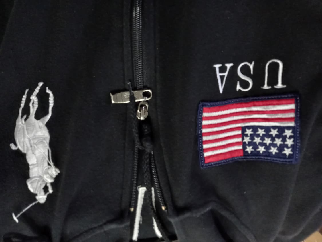 폴로 POLO 빅포니 성조기 USA 후드집업 90/S 상품이미지3