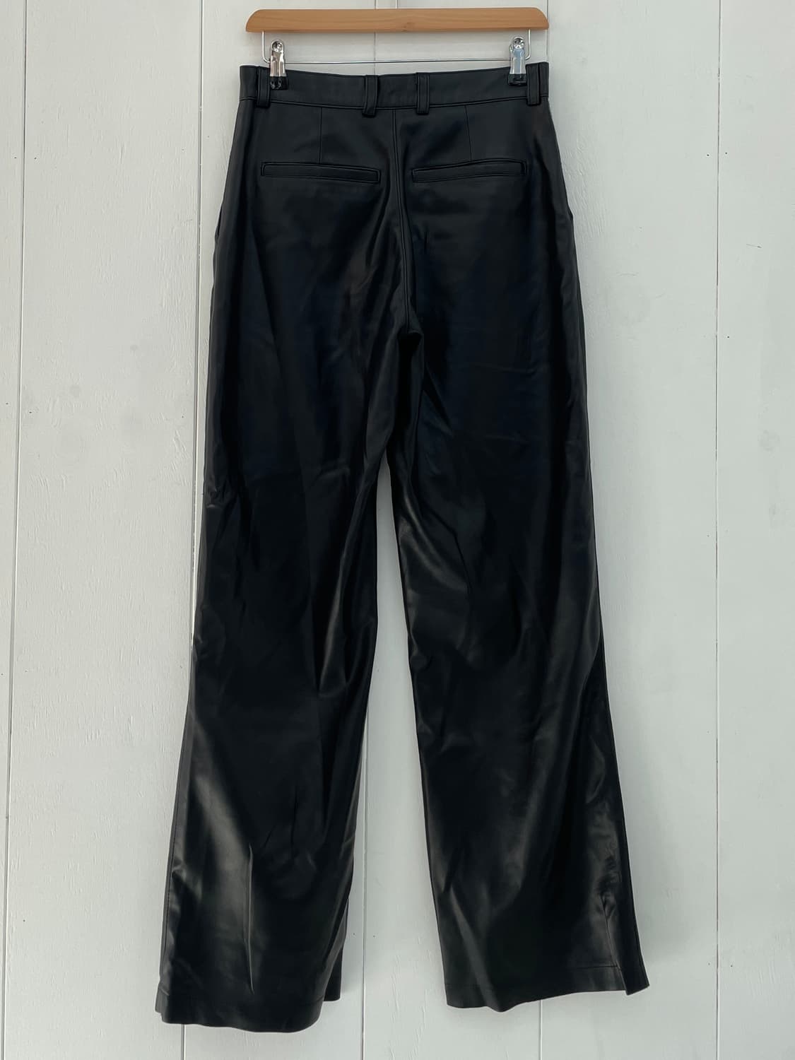 스페로네(SPERONE) 페이크 레더 와이드 팬츠 상품이미지3