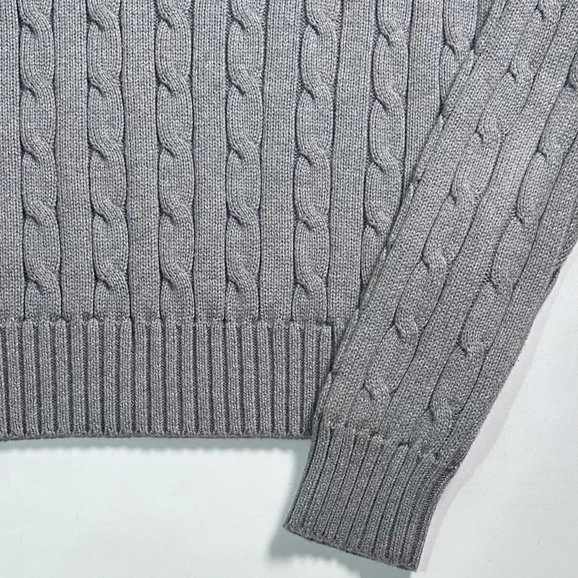 폴로 랄프로렌 그레이 케이블 니트 상품이미지4