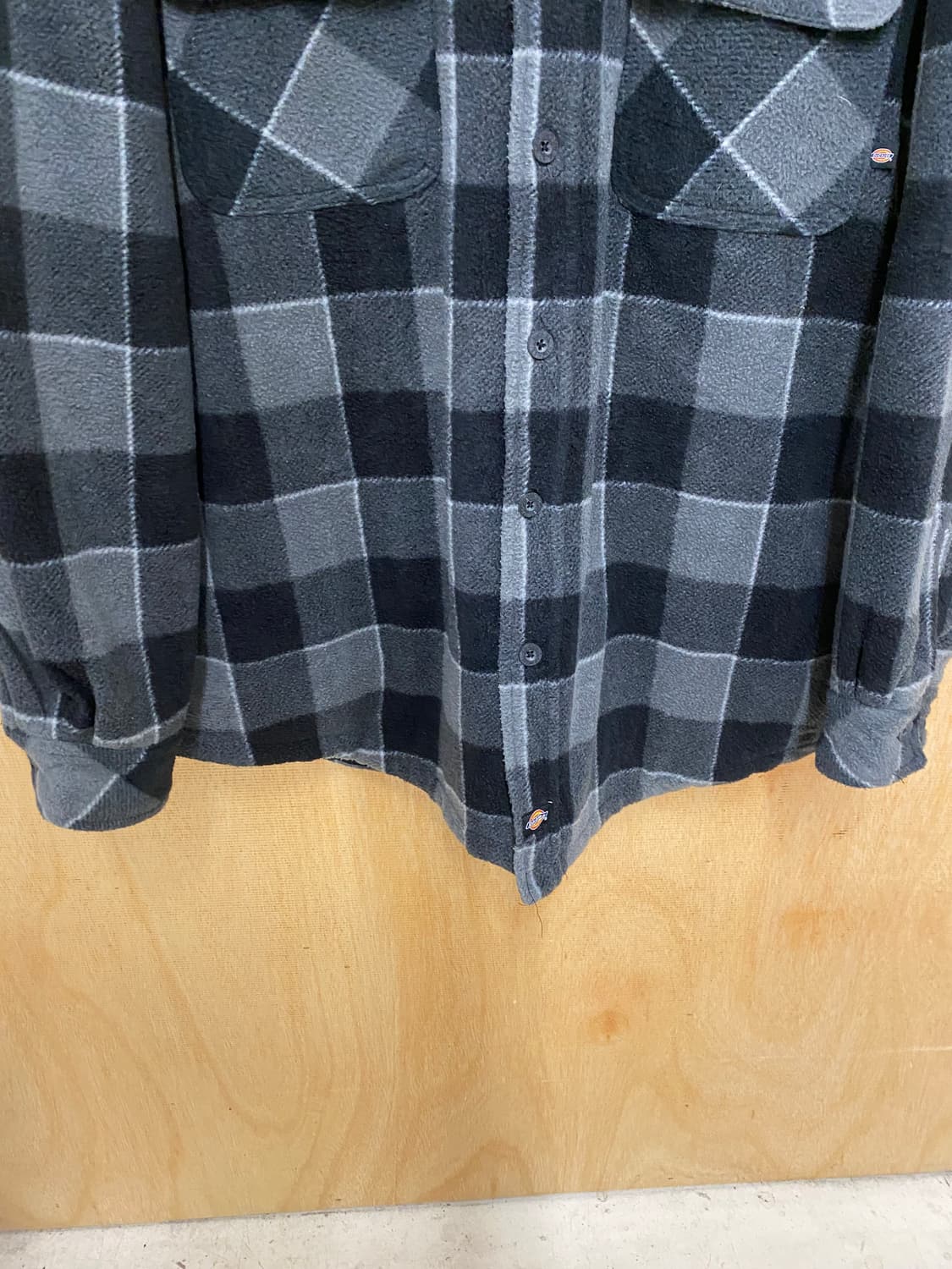 DICKIES fleece shirts jacket 디키즈 체크 후리스 상품이미지4