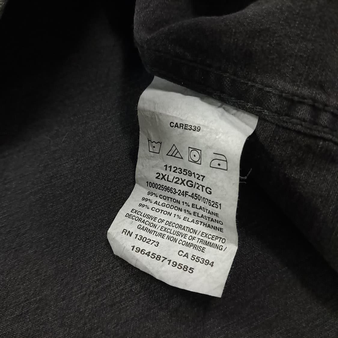 CK458 2XL 랭글러 웨스턴 흑청 셔츠 남방 상품이미지6