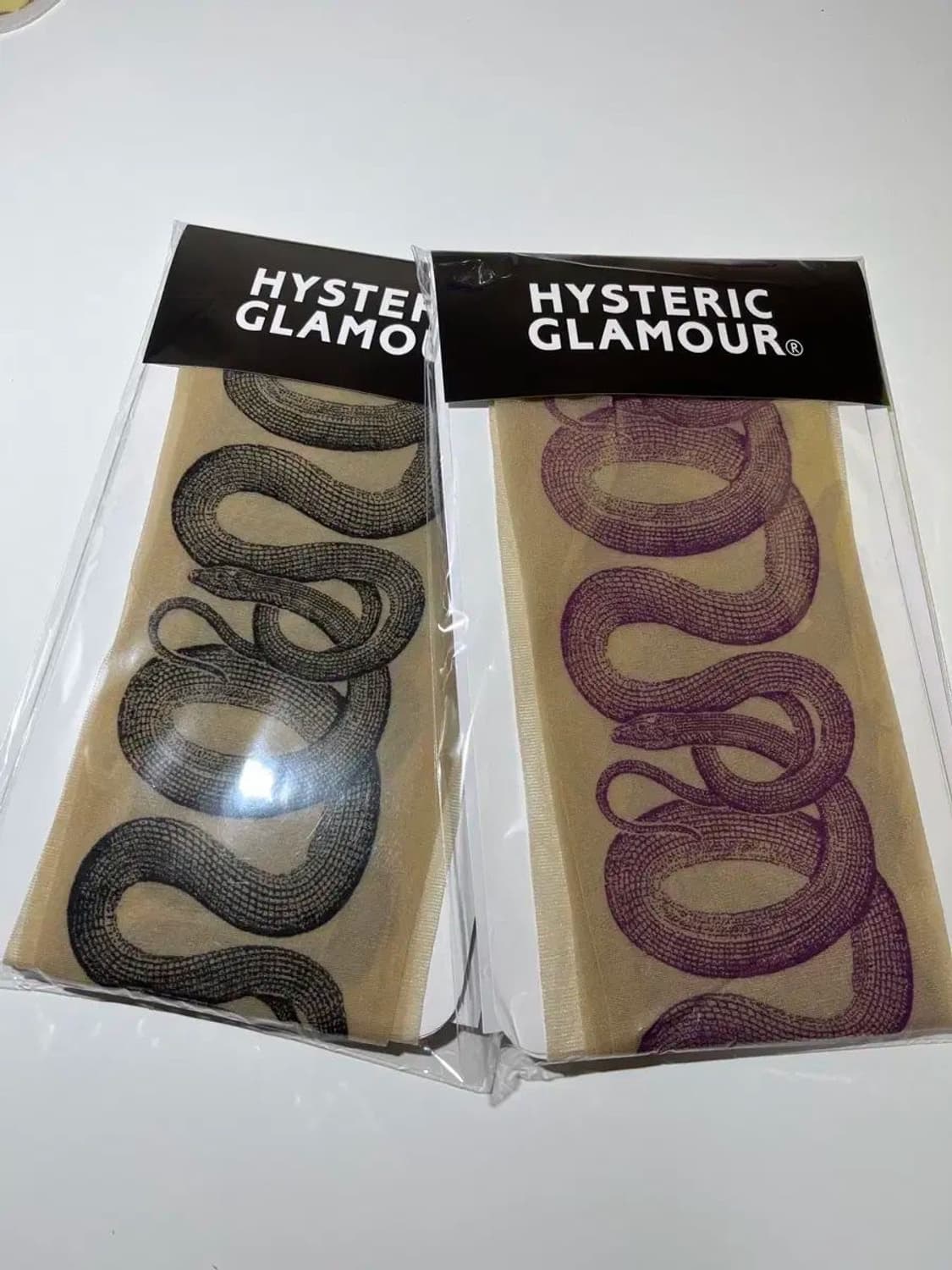 히스테릭글래머 스타킹 새상품 블랙 레드 상품이미지1