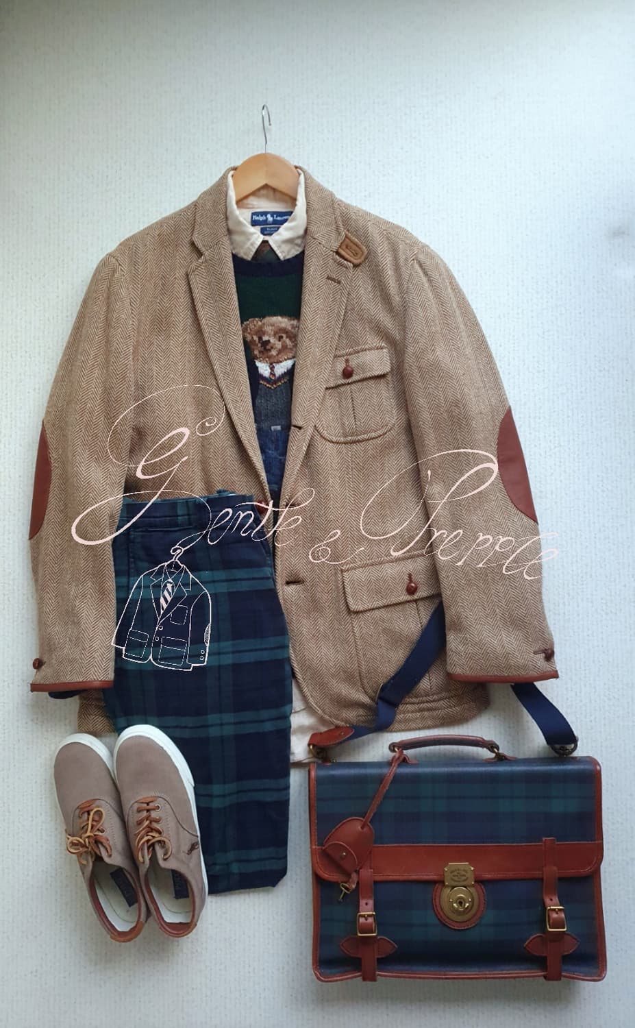 폴로 랄프로렌 브라이트 그린 베어 니트 상품이미지1