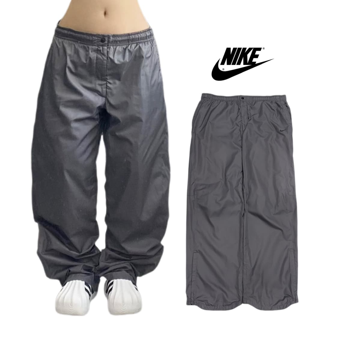 나이키 00s 스우시 올드스쿨 바람막이 트랙팬츠 상품이미지1