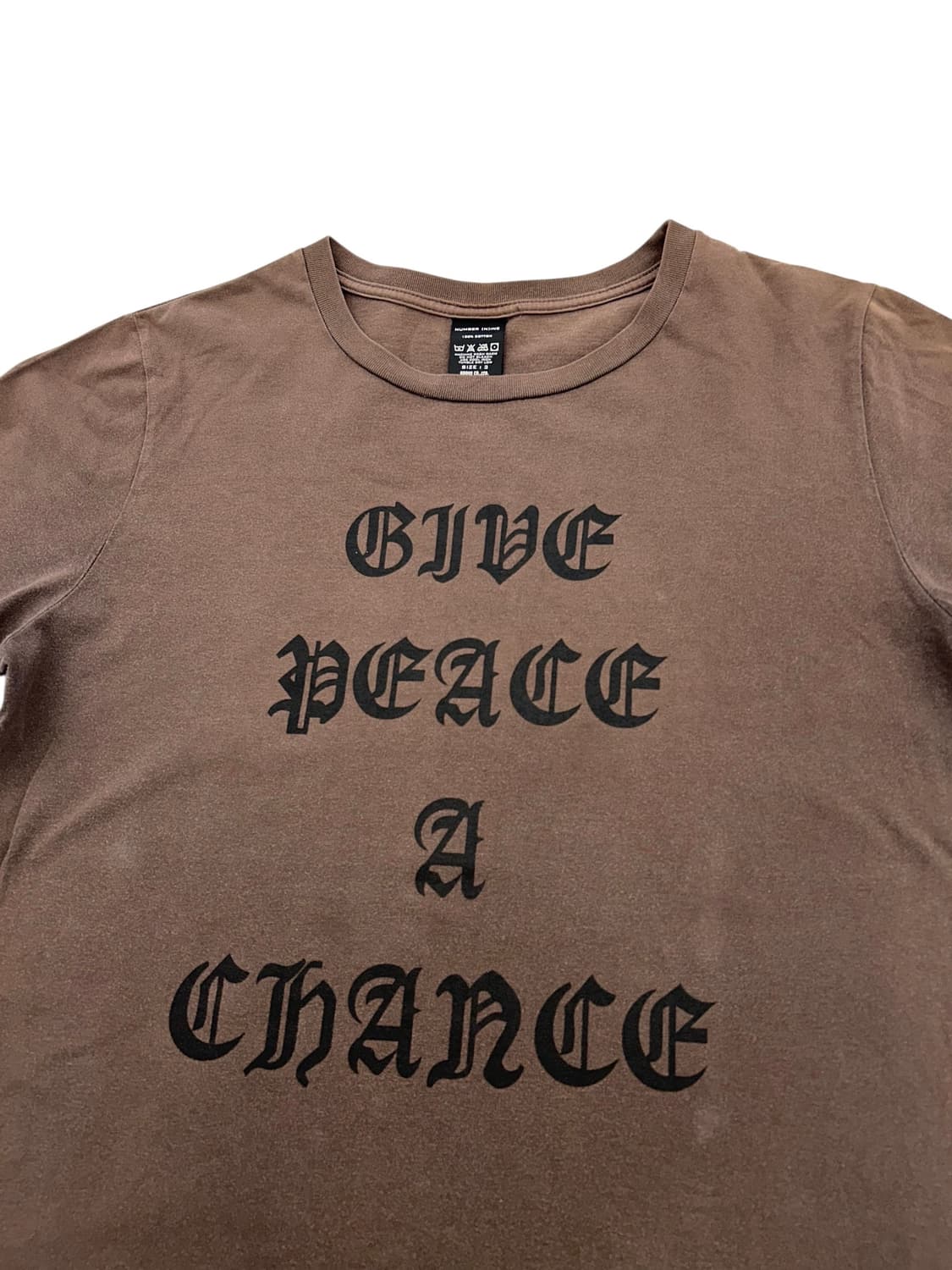 넘버나인 Give Peace A Chance 티셔츠 상품이미지2