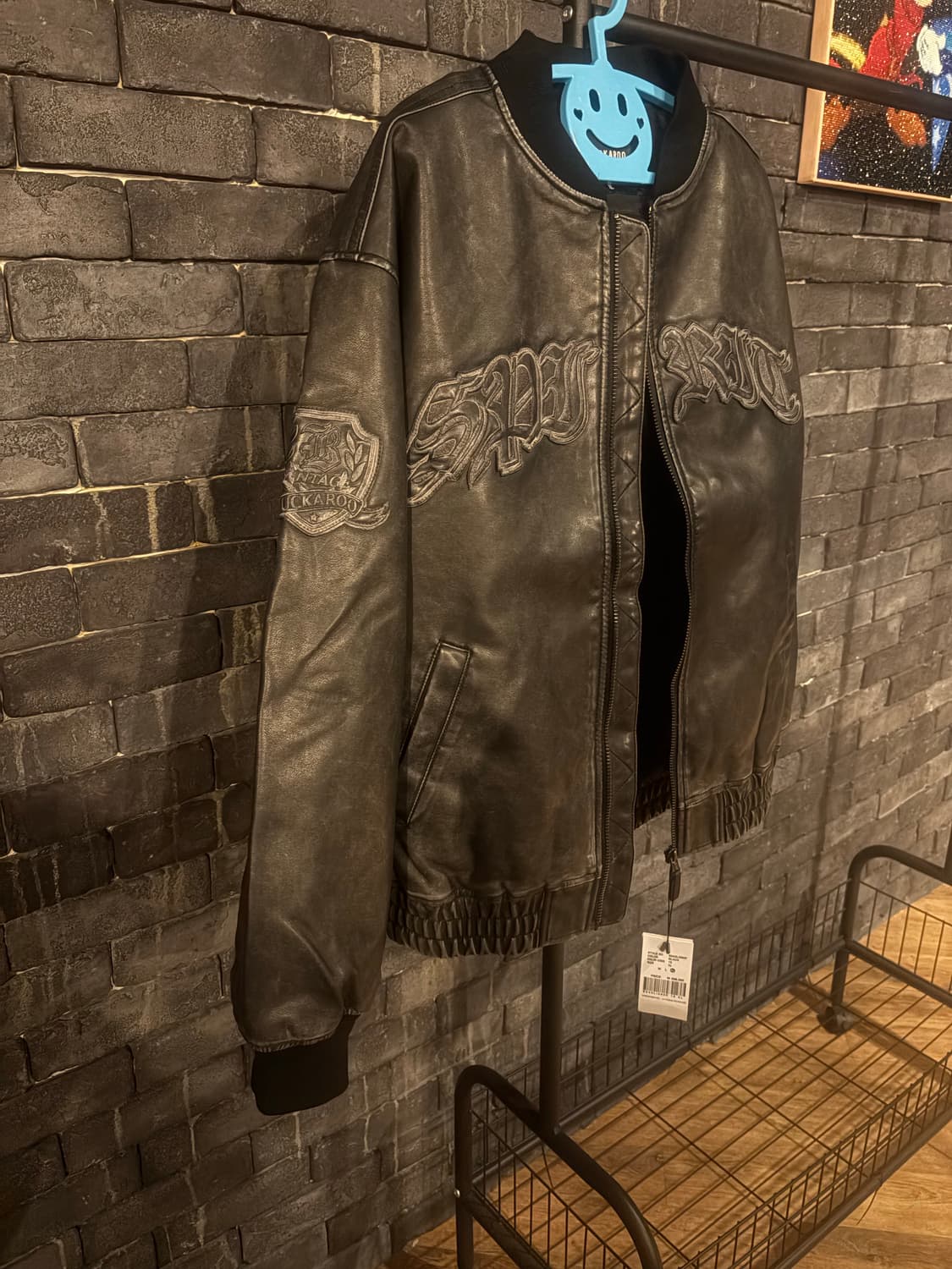 [새상품/XL] 버커루 가죽 항공점퍼 상품이미지2