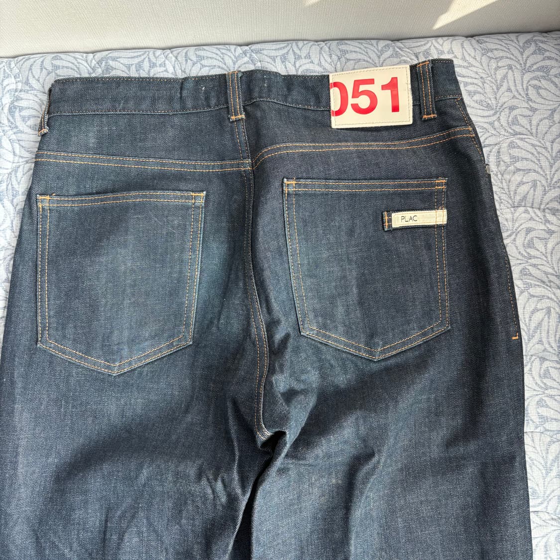 플랙 생지데님 051 raw 런업 콜라보 상품이미지5