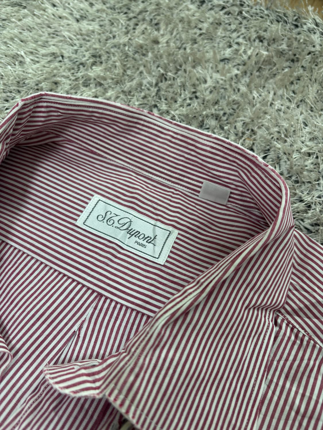 일본판 듀퐁 스트라이프 셔츠 105-110 상품이미지7