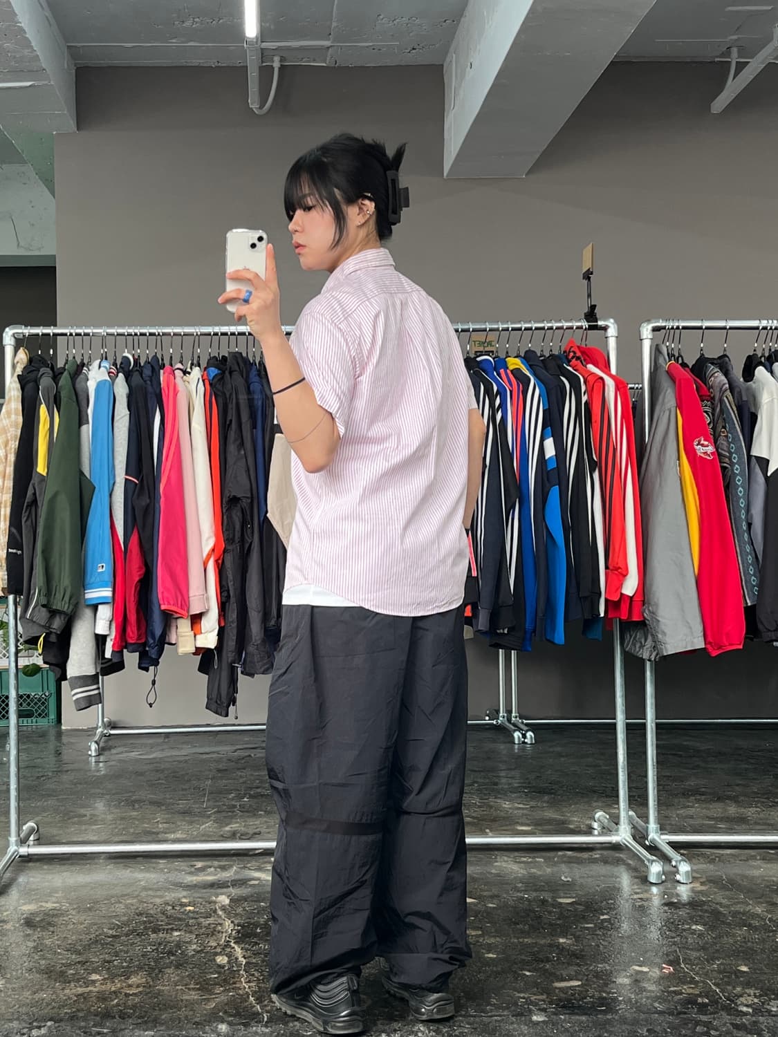 폴로 랄프로렌 스트라이프 반팔 셔츠 상품이미지5