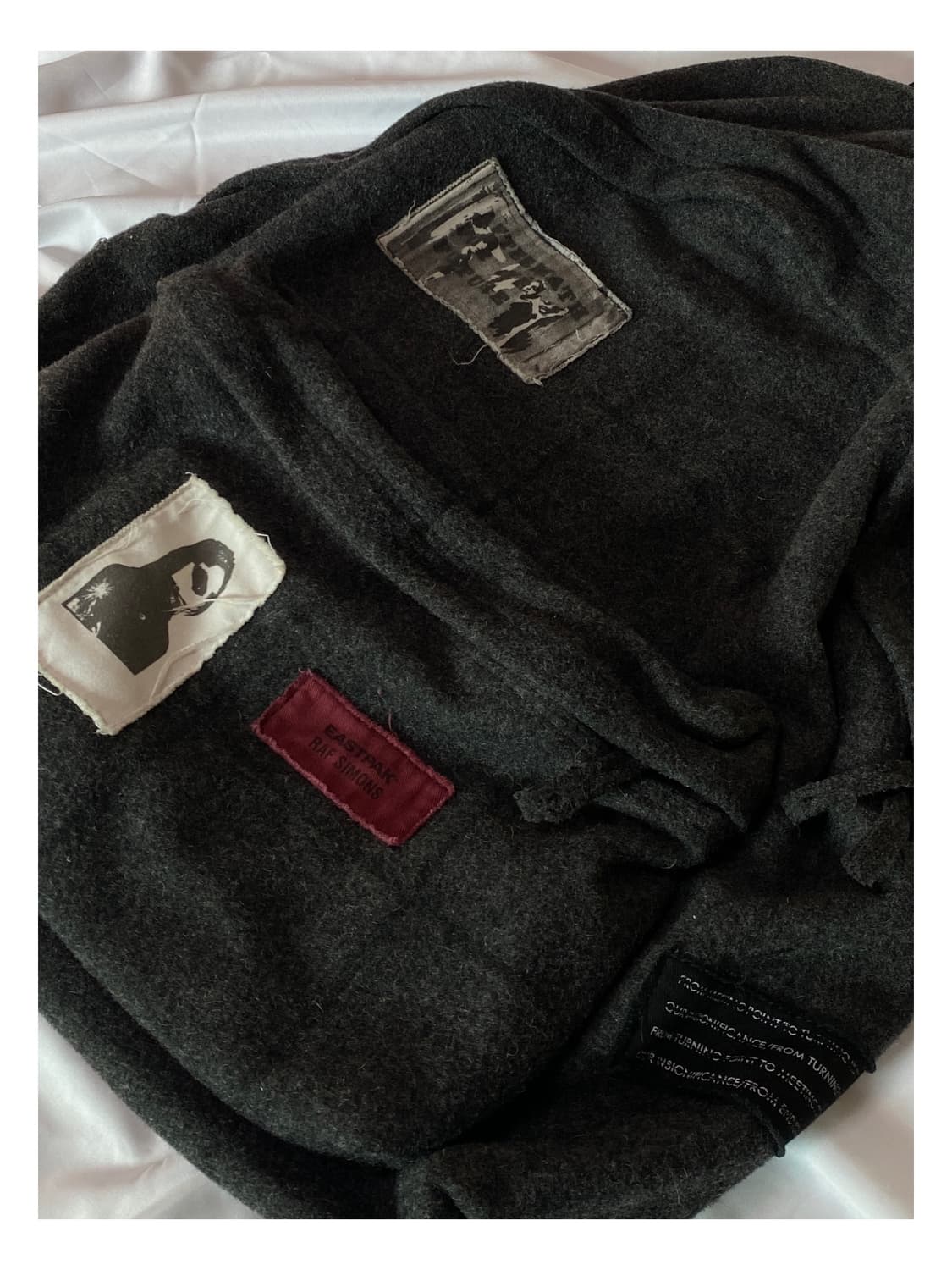 라프시몬스 08 아카이브 패치 울 아카이브 백팩 이스 상품이미지3