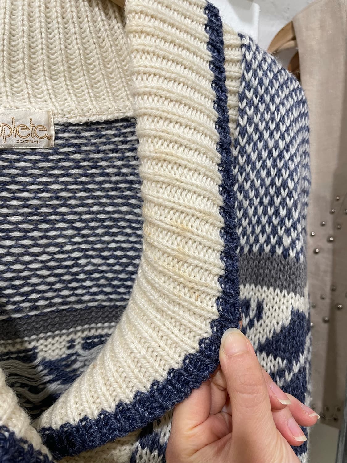 노르딕 숄카라 가디건 상품이미지6