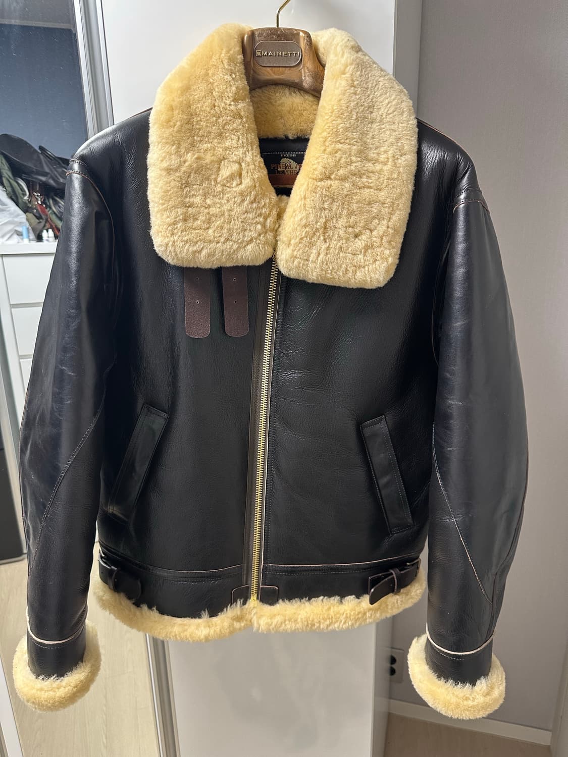 레더파크 B3 무스탕 XL 딤스킨 상품이미지1