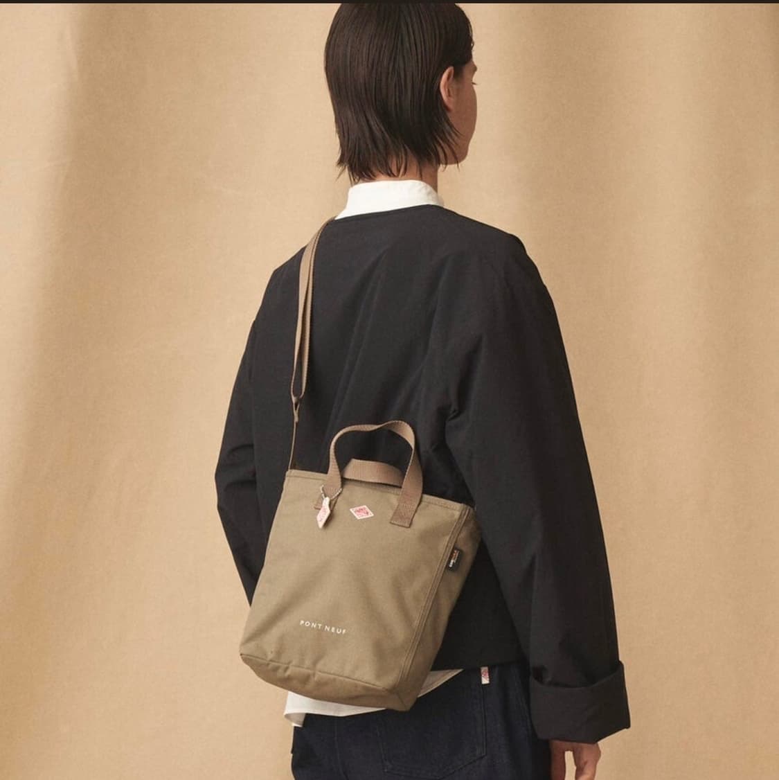 단톤 코듀라 캔버스 2way 토트백 판매합니다. 상품이미지7