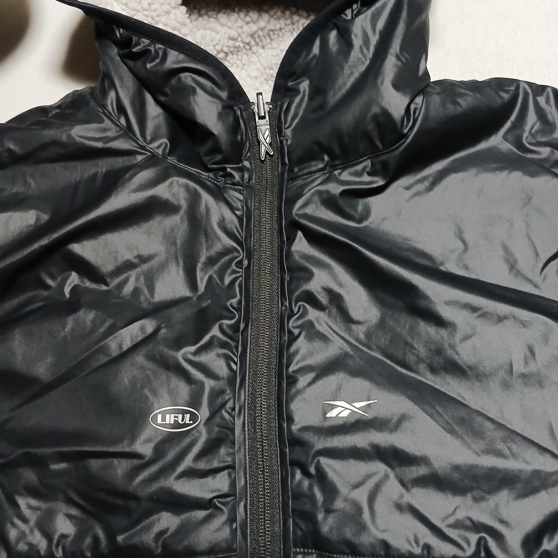 리복 라이풀 콜라보 양면 후리스 패딩 리버서블 겨울 자켓 상품이미지6