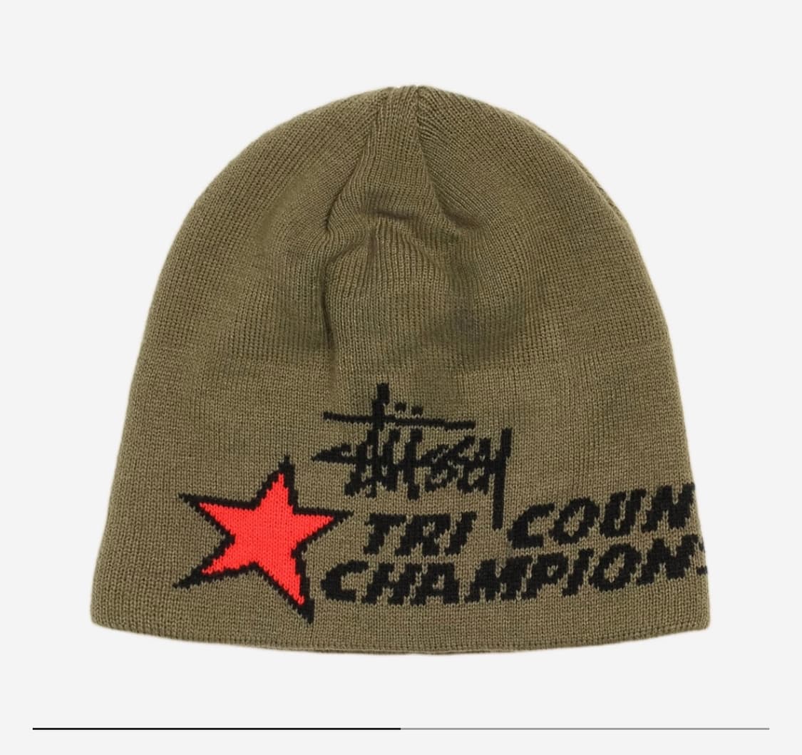 Stussy Skullcap Tri County Army Green 상품이미지1