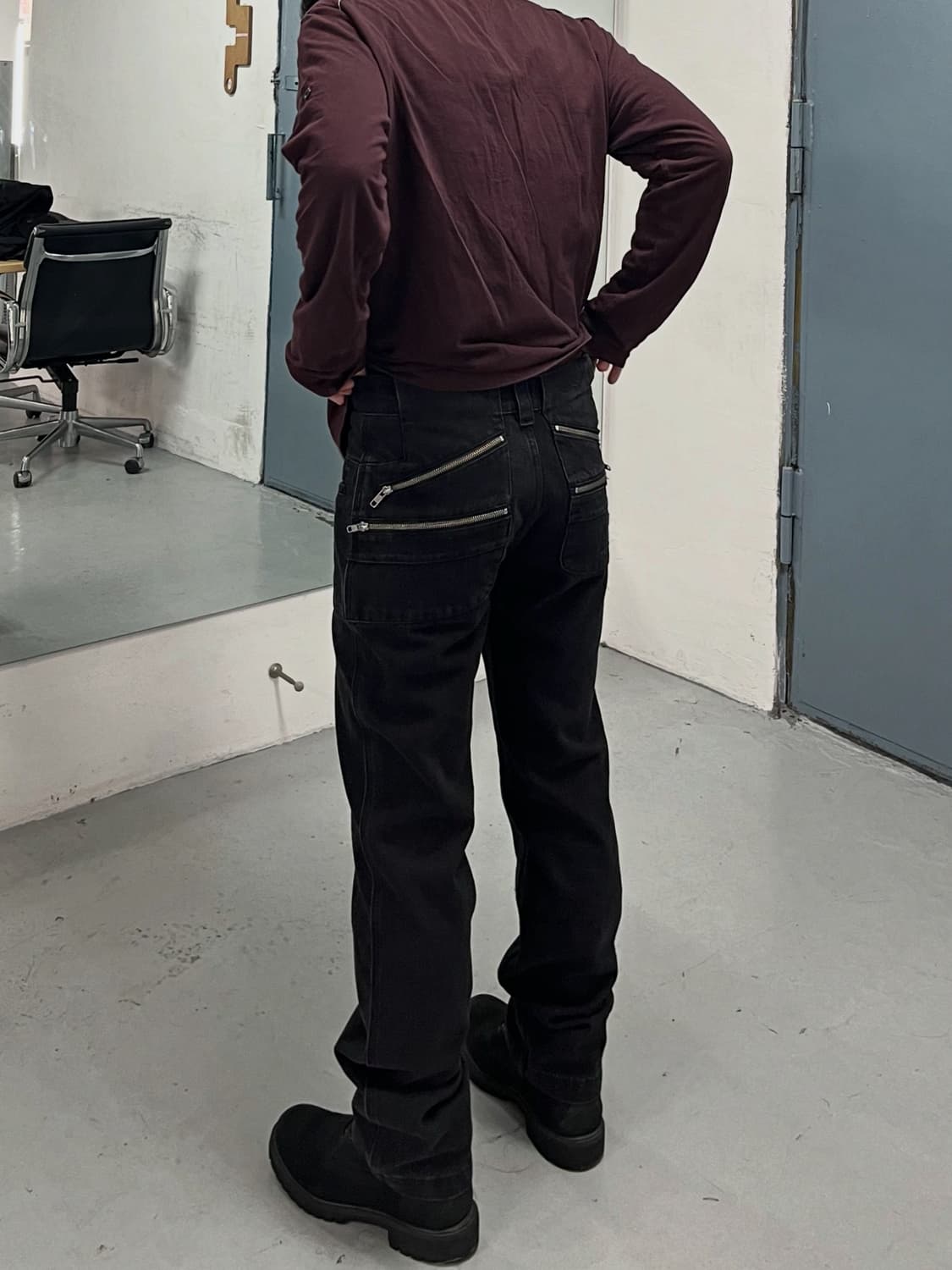 플라스틱프로덕트 split pocket pants 상품이미지1