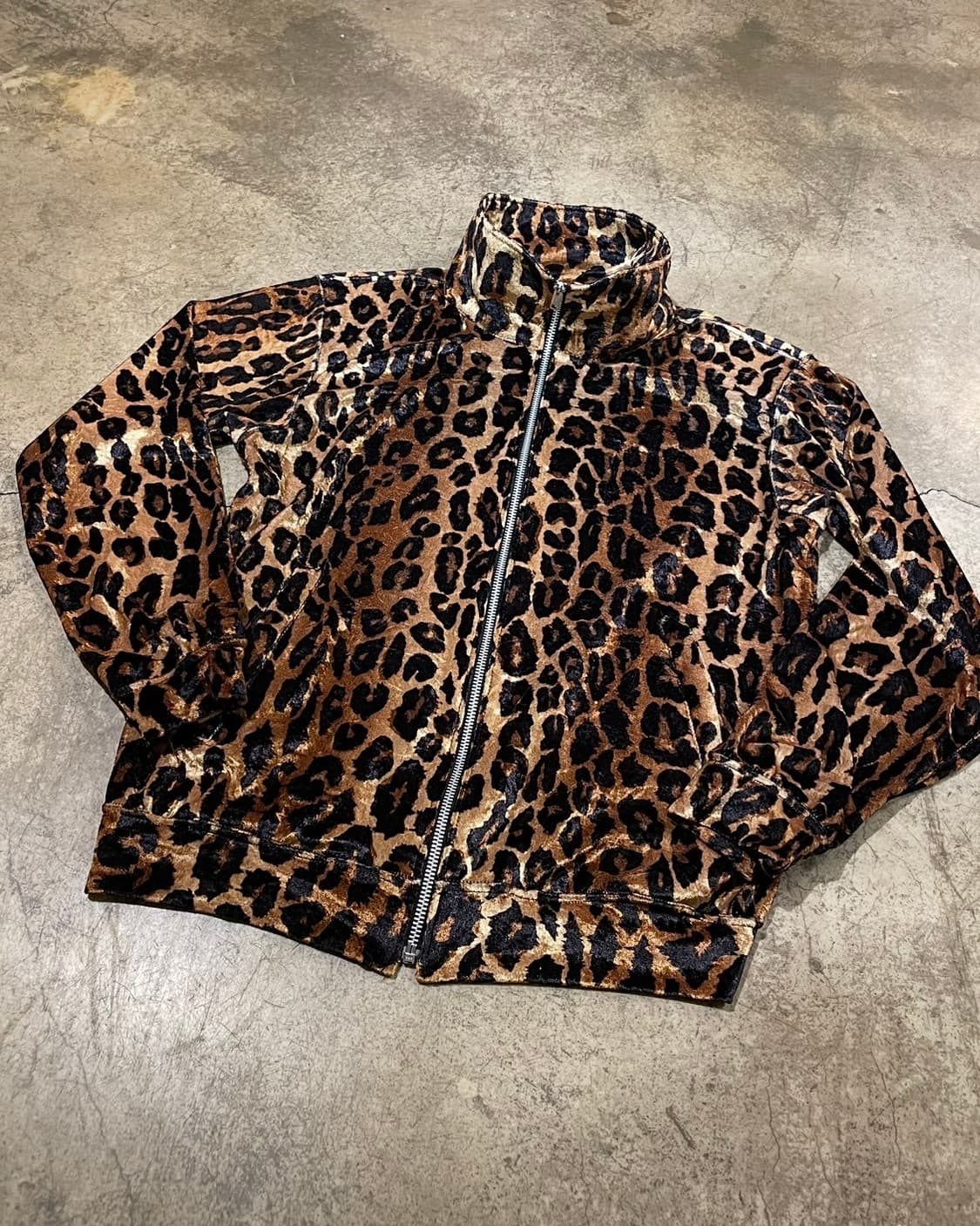 Wackomaria 와코마리아 레오파드 벨루어 트랙 자켓 (B5129) 상품이미지4