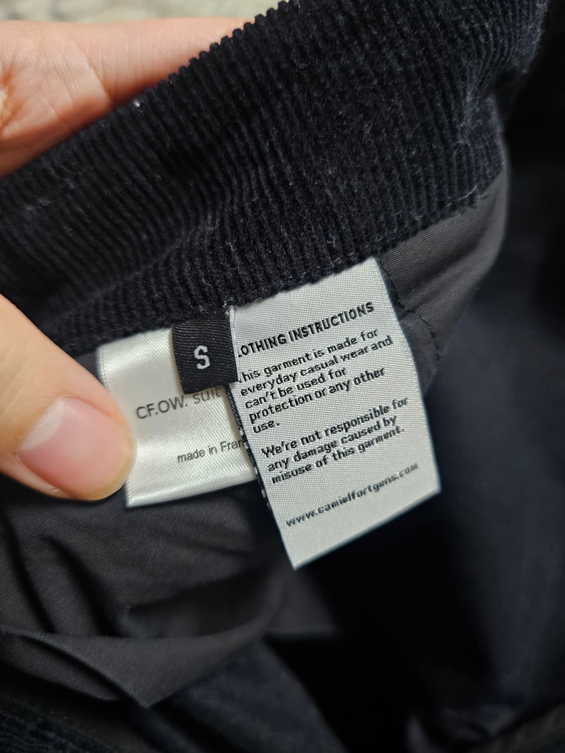 [S] 카미엘 포트젠스 OMEN WAPTA 캡슐컬렉션 코듀로이 슈트 팬츠 상품이미지9