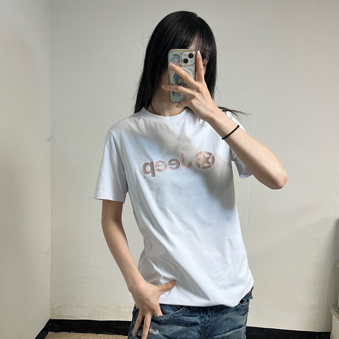 Jeep White Performance T-Shirt  상품이미지2