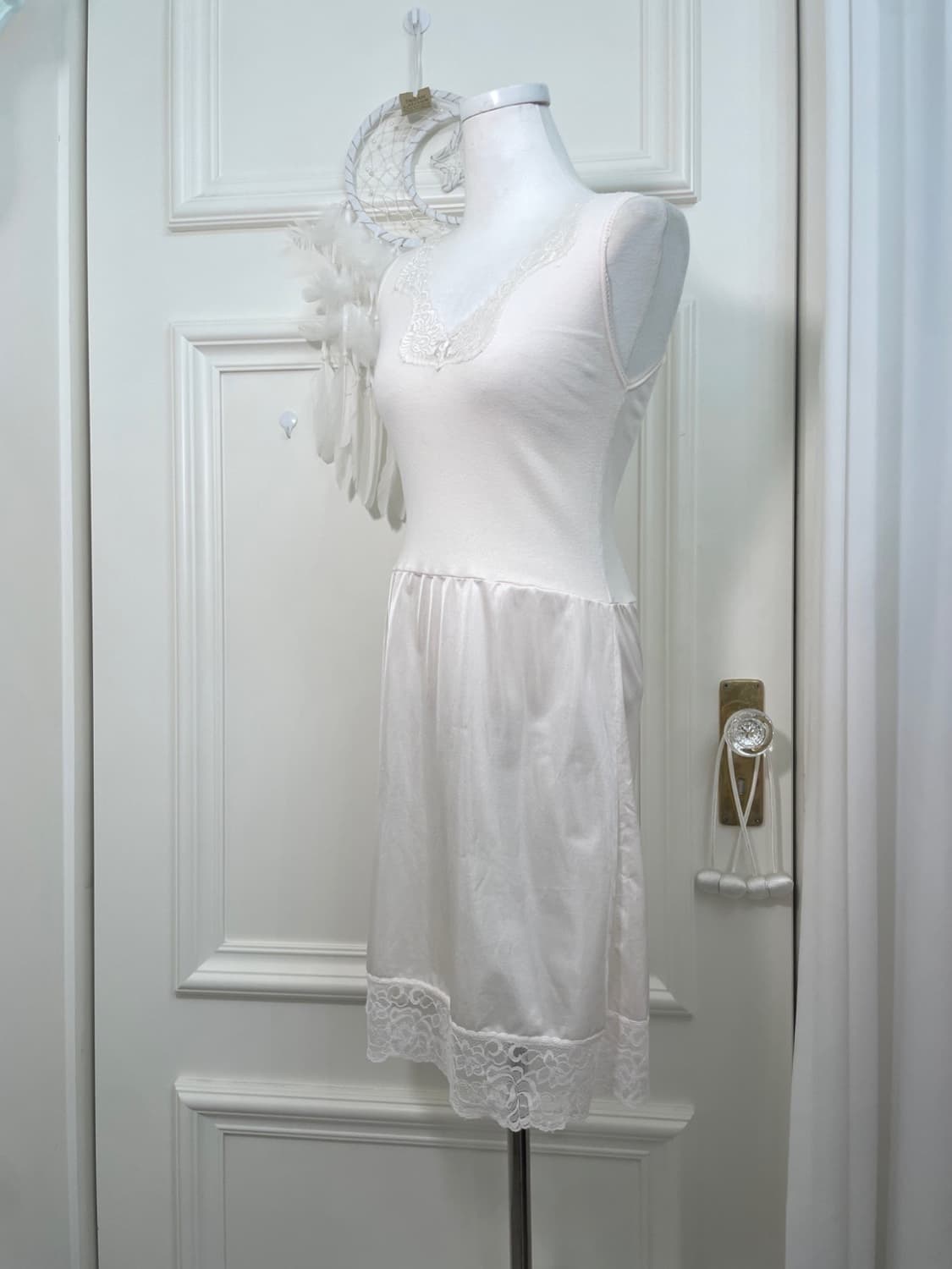 pink ivory flower embroidery cardigan&sh 상품이미지9