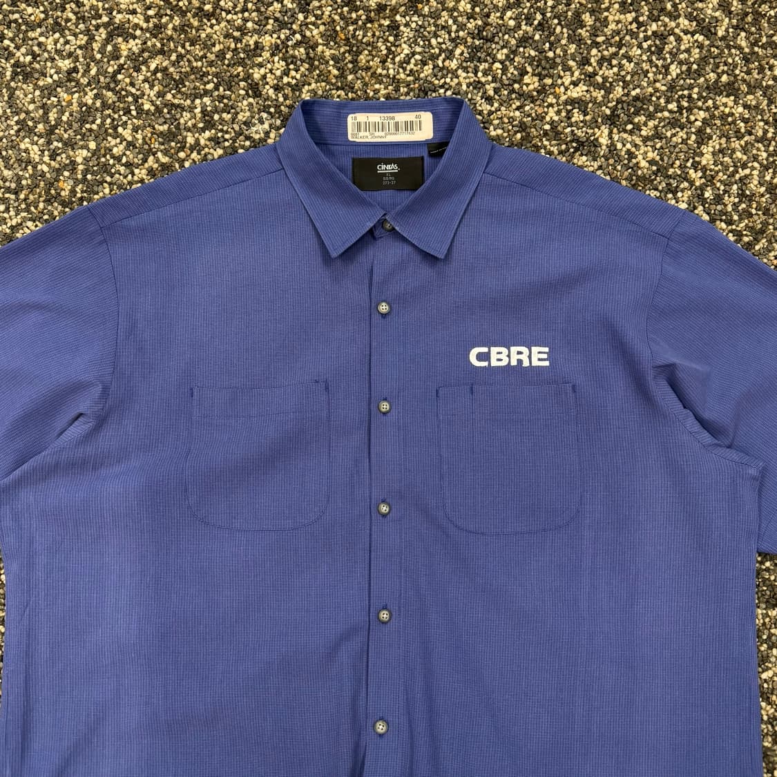 CINTAS USA 빈티지 워크 셔츠 (XL)   상품이미지2