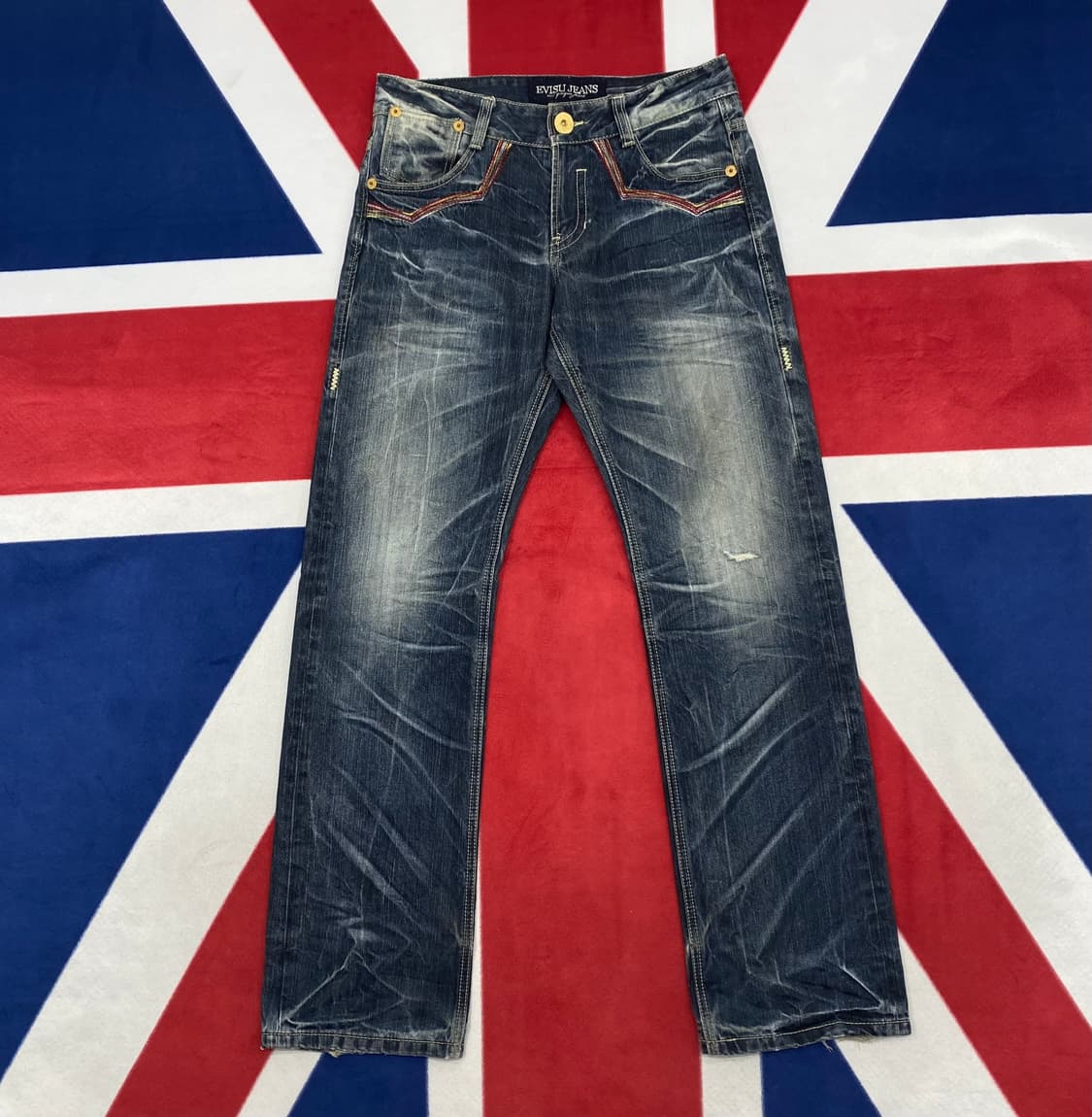 에비수 워싱데님팬츠 상품이미지1