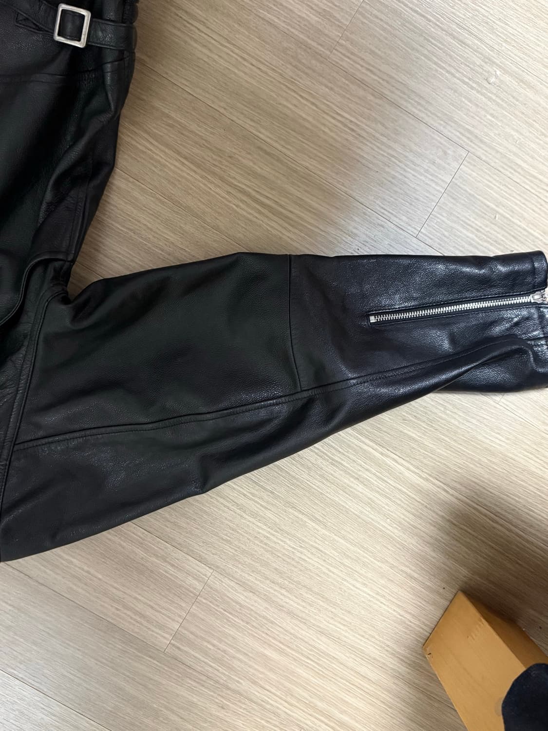 유니폼브릿지 고트스킨 더블라이더 자켓  상품이미지5