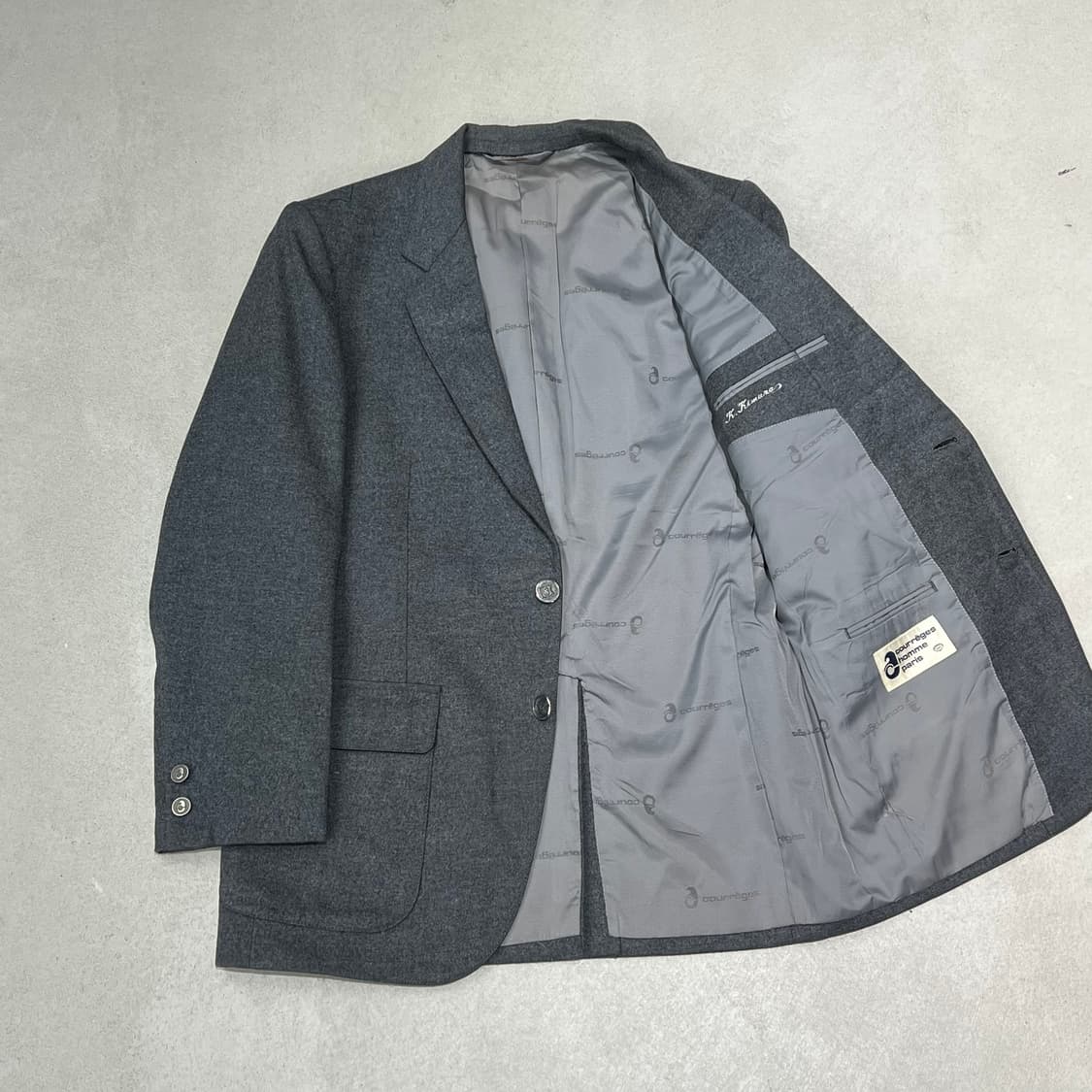 꾸레쥬 울 블레이저 s09461 상품이미지3