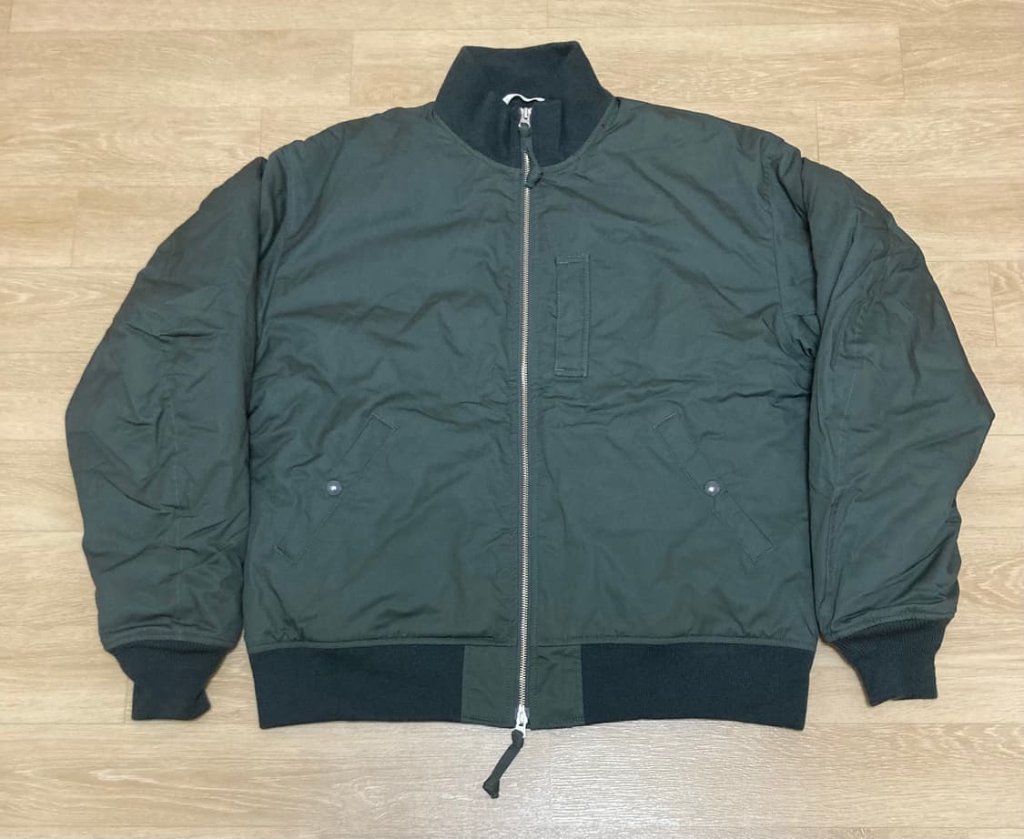 나나미카 바시티 자켓 S 모스그린 상품이미지1