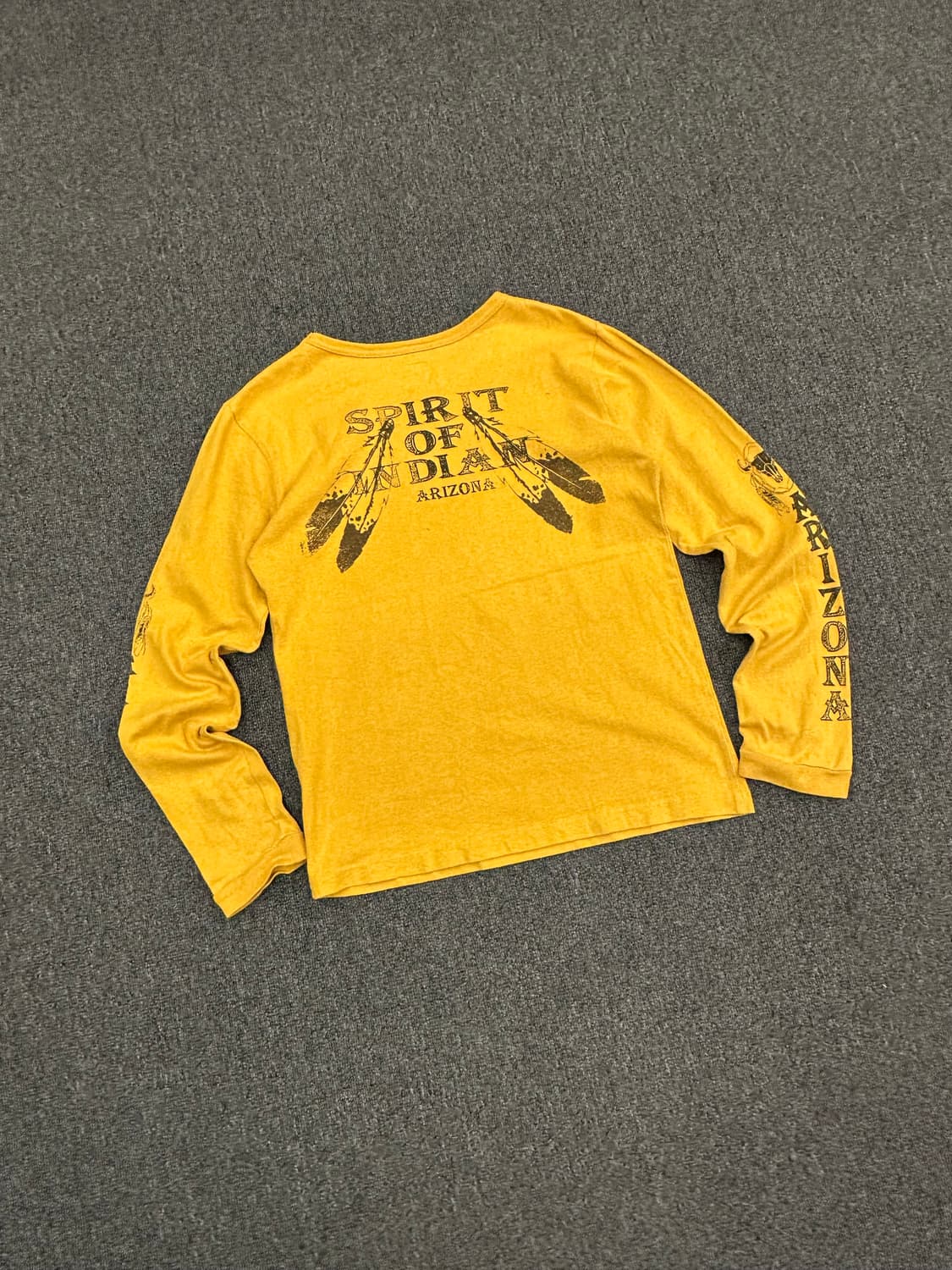 36)반스 아웃피터스 빈티지 그래픽 옐로우 롱슬리브 상품이미지7