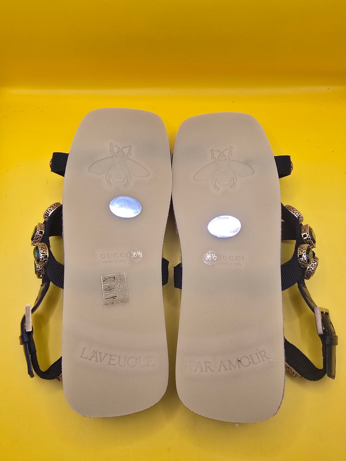 구찌 크리스탈 보석 샌들 36.5 (240) 상품이미지7